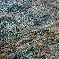 Мраморная плитка Forest Bidasar Green (слэб 30 мм) 